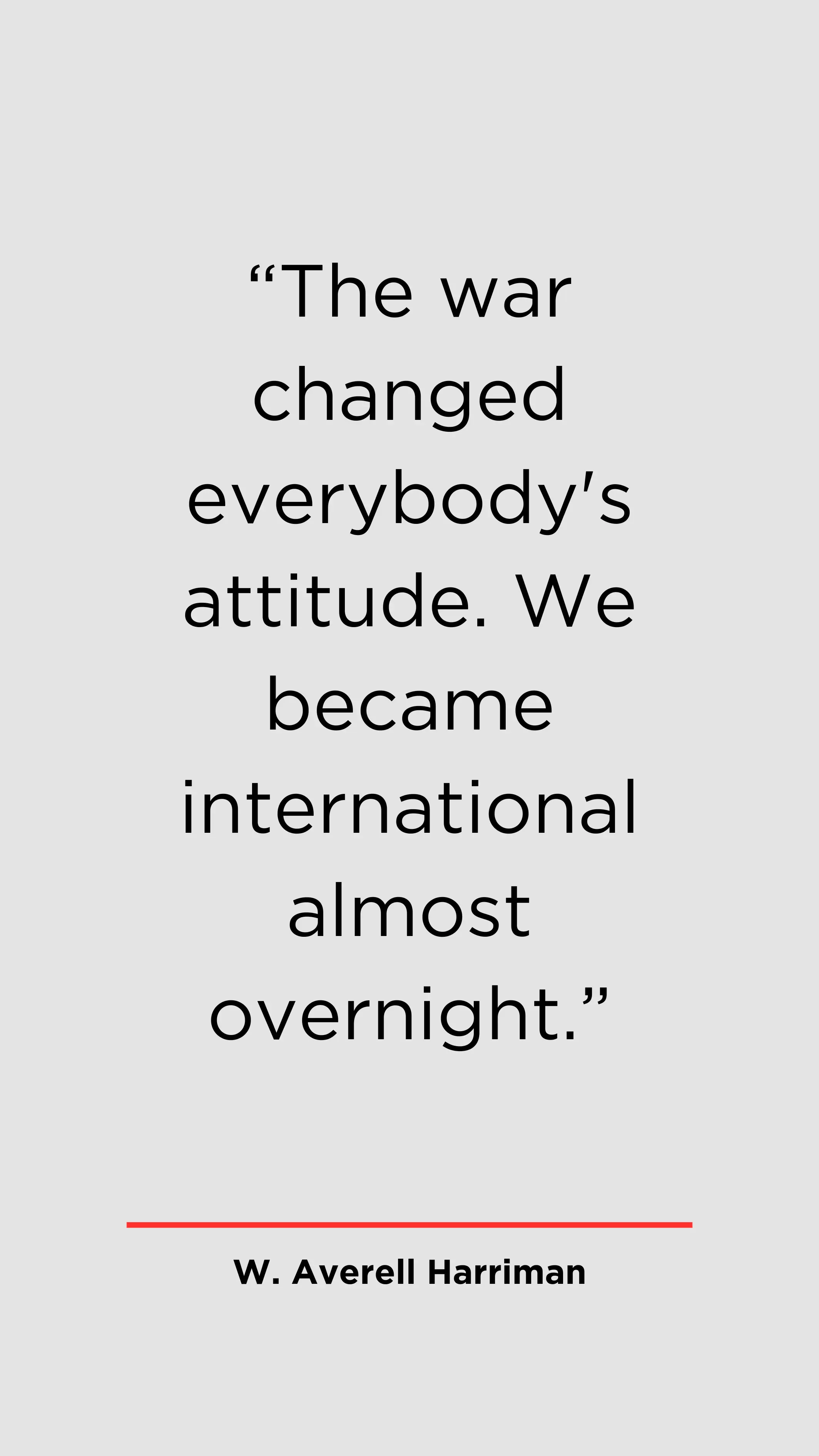 W. Averell Harriman