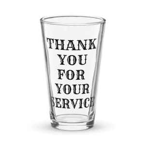 Shaker pint glass